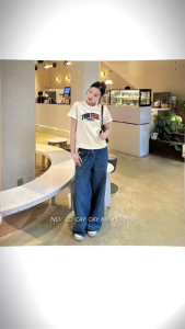 Áo Thun Nữ Babytee 250gsm Fudo Store Chữ Xanh Cổ Tròn Tay Ngắn
