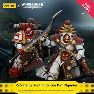 JOYTOY | Warhammer White Scars Khans Command Squad & Khirby-Khan Model Figure
