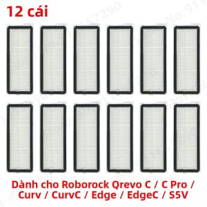 Roborock | Phụ Kiện Chổi Bên Khăn Lau Túi Bụi Bộ Lọc Roborock Qrevo/C Pro/Curv/Edge/S5V Dành Cho Máy Hút Bụi/phụ Tùng Tiêu Hao