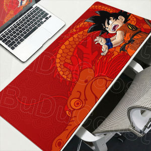 Bandai | Goku Gaming Mouse Pad Japan Anime Rubber Keyboard Mat Large Computer Dragon Ball Long Table Laptop Office Desktop Protect Carpet