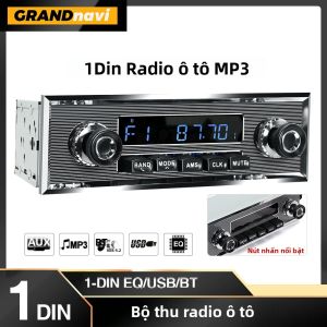Đầu CD Xe Hơi Grandnavi 1 DIN Máy Nghe Nhạc MP3 Âm Thanh Retro Radio FM AUX EQ USB Bluetooth Lắp Trong Xe Dành Cho Xe Benz Cổ Điển