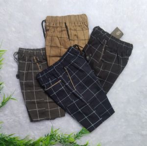 Paket Celana Tartan Anak Laki Laki Perempuan Motif Kotak