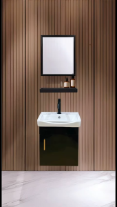 6in1 set Bathroom basin cabinet S/steel 400mm