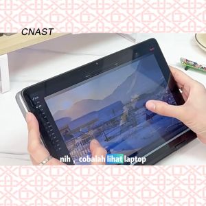 CNAST Laptop touchscreen 10.5 INCH Mini murah Intel N100 Ram16+512GB SSD 360° lipat Win11+office