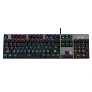Original Philips Gaming Keyboard Blue Mechanical Switch