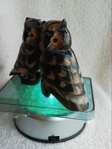 Wholesaler Direct Local Supplier For Rare Natural Cow Horns Artwork Owls Artworks Owl 罕见的天然牛角猫头鹰的批发商 本地直接供应商