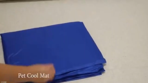 Dog Pet Cooling Pad Pressure Activated Gel Cooling Silk Mat For Dogs Mat Pad for Kennel Crate