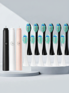 หัวแปรงสีฟันไฟฟ้า L6 นุ่ม ดูแลเหงือก ขาวใส หัวเปลี่ยนสำหรับผู้ใหญ่ อุปกรณ์เสริมความงามด้านฟันและน้ำลายจาก Luchu June