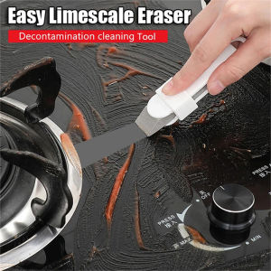 Easy Limescale Eraser Bathroom Glass Rust Remover Kitchen Stove Scale Brush Household Kitchen Cleaning Tools