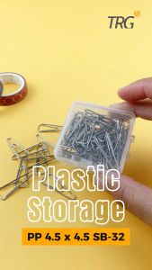 TRG Plastic Storage Box PP 4.5 x 4.5 SB-32 - Tempat Penyimpanan Kotak Plastik Kecil Serbaguna 45 x 45 cm TRG