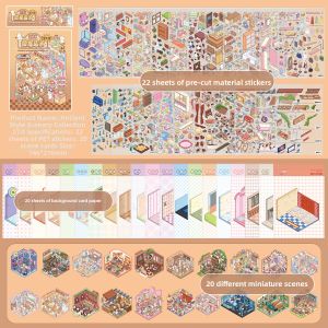ZAOMO | Dense Design Stereoscopic Miniature Scene Decorative Stickers