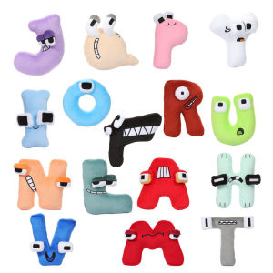 2022 New 1pcs 19-24cm Alphabet Lore Plush Toy But are A-Z And 0-9 Stuffed Animal Plushie Alphabet Lore Plush Doll Toys Gift for Kids Children