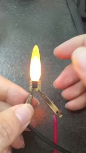 100-1PCS Per Box 2 Modes 3V Led Flash Candles Flame Filament Diode Edison Bulb Light Bulb Accessories Birthday Party Decoration