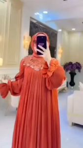 New - Nadiva Dress Matt Shimer Mix Brukat Apk Mutiara Size XL Gamis Kondangan Tali Terpisah COD