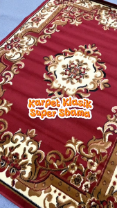 SUPER SHAMA Karpet Lantai 260X360 SS620 Maroon