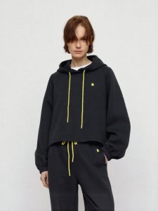 URLAZH | New Hoodie Women Leisure Contrast Color Drawstring
