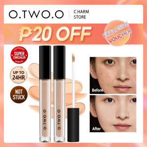 O.TWO.O Liquid Concealer Full Cover Face Cream Makeup Face Corrector Liquid Make Up Facial Cosmetics Full Cover Face Base Liquid Foundation Brighten Skin Color Concealer Liquid Long Oil Control Corrector Cream