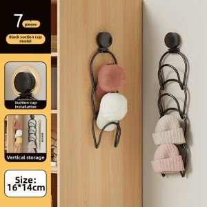 evesigar | No-drilling Suction Cup Wall-mounted Hat Rack
