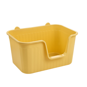 กระบะทรายแมวขนาดใหญ่พิเศษ ห้องน้ำแมว Cat Litter Box พร้อมที่ตักทราย ห้องน้ำสัตว์เลี้ยง พื้นผิวเรียบ ทําความสะอาดง่าย ปลอดภัย ทนทาน ไม่เสียรูปทรง