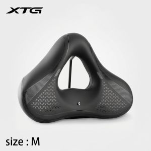 Ergonomic Bike Saddle Ultra-Wide Memory Foam Bicycle Seat for Mountain/Road Bikes Breathable & Shock-Absorbing (M/L Size)