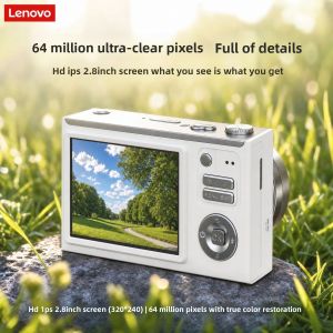 Lenovo | Lenovo XJ22 Digital Camera 16X Digital Zoom Photo Camera Student Outdoor Anti-Shake Digital Video Autofocus with 32G 128G Card