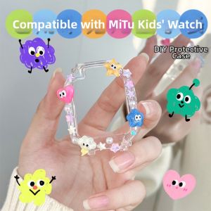 DIY Handmade Cartoon Protective Case for Mi Rabbit Childrens Phone Watch 7A 5C 6C Transparent Shell Cover Boys And Girls 1669Y