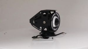 KEVANLY | 1/2 Chiếc Đèn LED Xe Máy Đèn Pha U7 Đôi Mắt Thiên Thần RGB Động Cơ Đèn Phụ Siêu Sáng Đèn Pha Có Công Tắc Vỏ Hợp Kim Nhôm