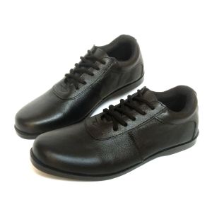 sepatu kulit pria casual kerja harian kuliah sekolah brodo pendek