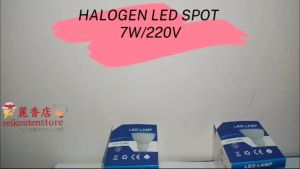 LAMPU E27 MR16 LED 220V SOROT HALOGEN SPOT 7WATT 3000K 4000K 6500K KUNING PUTIHNETRAL ULIR LED TUSUK