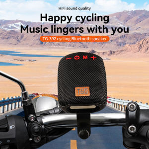 T&G | Outdoor Bicycle Bluetooth Speaker Portable Wireless Sound Box Rechargeable Handlebar Speaker Waterproof Bluetooth Speaker TG392