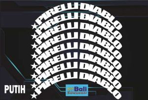 stiker ban 3d keren purelli diablo master racing korban nitizen 1 bok kemasan isi 8 pcs untuk 2 ban masing masing sisi 2 pcs sudah termasuk asesorice dan lem untuk pemasangan