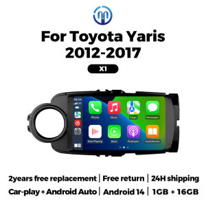 Android 14 Car Radio For Toyota Yaris 2012 2013 2014 2015 2016 2017 Wireless Carplay Central Multimedia Smart Car Audio System
