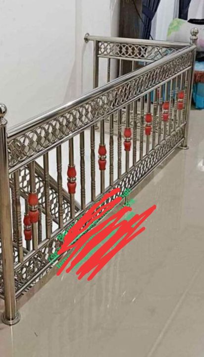 pagar,balkon stenlis full motif. | Lazada Indonesia