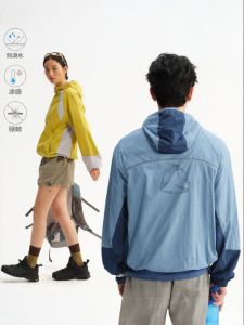 JNXS | Cooling UPF 50+ Sun Protection Jacket Mesh Panel Colorblock Perforated