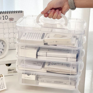 4 Layers Multipurpose Storage Box Large Compartment Accessories Jewelry Organizer