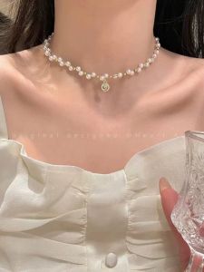 Luxurious Imitation Pearl Choker Necklace