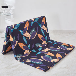 2 inch Trifold foam Cover with Zipper High Quality Fold Bed Foam Cover Matching Pillowcases Machine Washable
