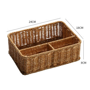 KENS | Giỏ Đựng Đa Năng Mô Phỏng Tre Để Bàn