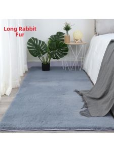Long Imitation Rabbit Fur Carpet for Decor and Photography