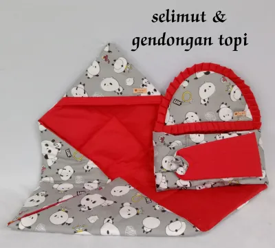 2in1 gendongan bayi & selimut bayi gendongan renda