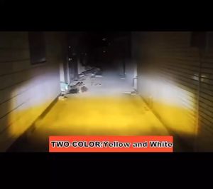 LED Mini D2 Oval Lampu Tembak Sorot Laser Gun Mobil Motor 20Watt 30mm Putih Kuning Jauh Dekat