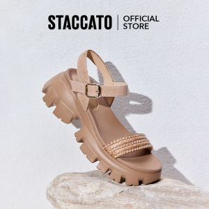 <Neon>Staccato Womens Platform Wedges Sandals รองเท้าแตะผู้หญิง รองเท้าส้นตึก EBK16/EBK73