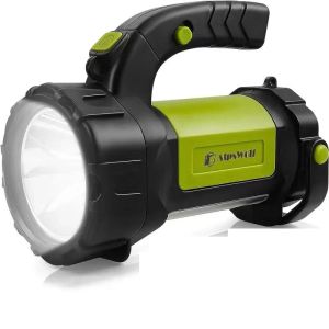 Đèn Pin LED Siêu Mạnh Đèn Pin Khẩn Cấp Siêu Sáng Di Động Đèn Cắm Trại Chống Nước Có Thể Sạc Lại Dành Cho Leo Núi Ngoài Trời Đèn Cầm Tay Có Chức Năng Sạc Dự Phòng