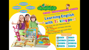 Growing Up Interactive Learning Set – Talking Pen with Books for Kids (Ages 2–7)