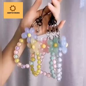 KW Flower Candy Phone Keychain Chain Lanyard Key