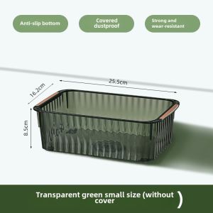 Transparent Desktop Storage Snack Basket Storage Box PCs Accessible Luxury Cosmetics Storage Box Mask Box Skin Care Products Storage Box