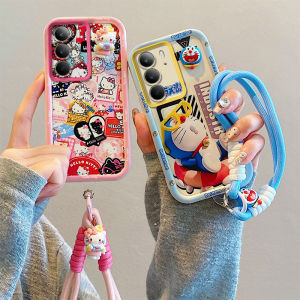 Cartoon Casing Realme C71 C75x NFC Realme 14X 5G New Cute Trend Creative Fashion 3D Doll Doraemon Hello Kitty Luffy Pikachu Shockproof Phone Case with Lanyard 2025