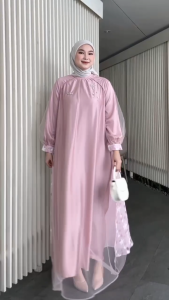 MDLY Baju gamis wamita muslim/Gamis Motif/The Calluna Exclusive Dress/Dyra Dress by MDLY
