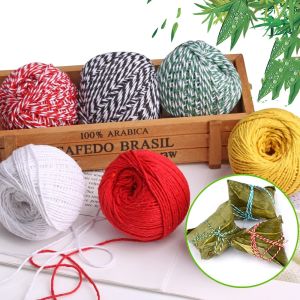 1Roll 60m Butchers Cotton Twine Meat Prep Trussing Turkey Barbecue Strings Meat Sausage Tie Rope Cord Cooking Tools