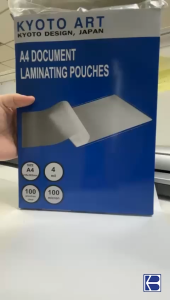 [Kyoto Art] Laminating Pouch A3/ A4 100 Micron**GLOSSY FINISH** (100 Sheets/Box) (SG Seller) **BEST PRICE**